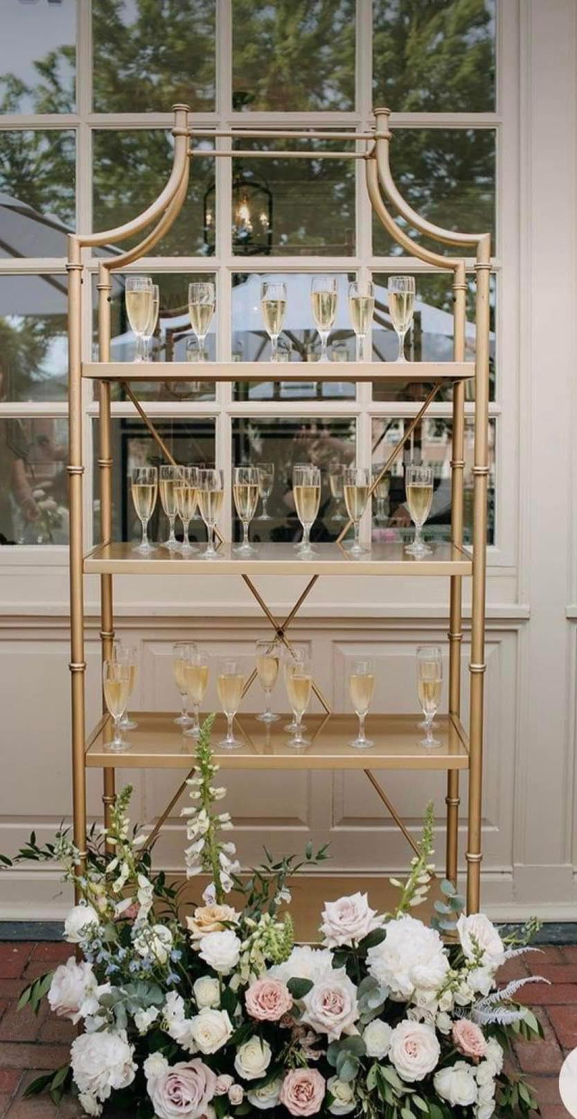 Mur à champagne lors d'une réception